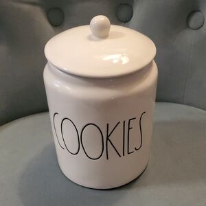 Rae Dunn Cream Ceramic Cookie Canister